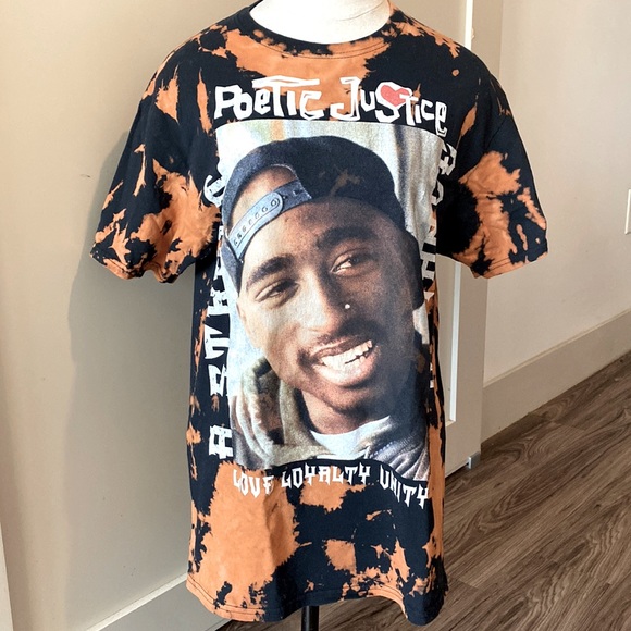 Chemistry Tops - Poetic Justice Tupac Shakur Pic TShirt